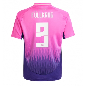Germania Niclas Fullkrug #9 Maglia Gara Trasferta Repliche Europei 2024